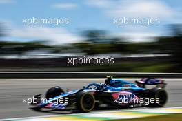 Esteban Ocon (FRA) Alpine F1 Team A522. 12.11.2022. Formula 1 World Championship, Rd 21, Brazilian Grand Prix, Sao Paulo, Brazil, Sprint Day.