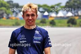 Alexander Albon (THA) Williams Racing walks the circuit. 10.11.2022. Formula 1 World Championship, Rd 21, Brazilian Grand Prix, Sao Paulo, Brazil, Preparation Day.