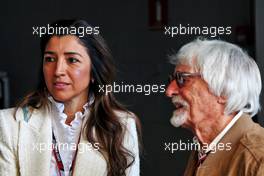 (L to R): Fabiana Flosi (BRA) with her husband Bernie Ecclestone (GBR). 10.11.2022. Formula 1 World Championship, Rd 21, Brazilian Grand Prix, Sao Paulo, Brazil, Preparation Day.