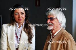 Bernie Ecclestone (GBR) with his wife Fabiana Flosi (BRA). 10.11.2022. Formula 1 World Championship, Rd 21, Brazilian Grand Prix, Sao Paulo, Brazil, Preparation Day.