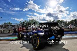 Nicholas Latifi (CDN) Williams Racing FW44 leaves the pits. 17.06.2022. Formula 1 World Championship, Rd 9, Canadian Grand Prix, Montreal, Canada, Practice Day.