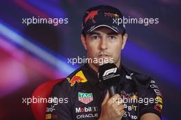Sergio Perez (MEX) Red Bull Racing in the FIA Press Conference. 17.06.2022. Formula 1 World Championship, Rd 9, Canadian Grand Prix, Montreal, Canada, Practice Day.