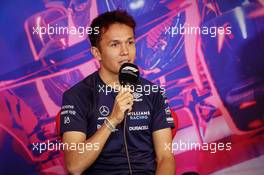 Alexander Albon (THA) Williams Racing in the FIA Press Conference. 17.06.2022. Formula 1 World Championship, Rd 9, Canadian Grand Prix, Montreal, Canada, Practice Day.