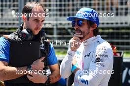 Fernando Alonso (ESP), Alpine F1 Team  19.06.2022. Formula 1 World Championship, Rd 9, Canadian Grand Prix, Montreal, Canada, Race Day.