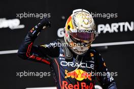 Race winner Max Verstappen (NLD) Red Bull Racing celebrates in parc ferme. 19.06.2022. Formula 1 World Championship, Rd 9, Canadian Grand Prix, Montreal, Canada, Race Day.