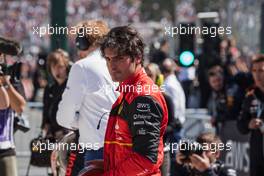 Third placed Carlos Sainz Jr (ESP) Ferrari in parc ferme. 19.06.2022. Formula 1 World Championship, Rd 9, Canadian Grand Prix, Montreal, Canada, Race Day.