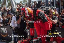 Third palced Carlos Sainz Jr (ESP) Ferrari F1-75 in parc ferme. 19.06.2022. Formula 1 World Championship, Rd 9, Canadian Grand Prix, Montreal, Canada, Race Day.