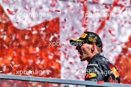 Race winner Max Verstappen (NLD) Red Bull Racing celebrates on the podium. 19.06.2022. Formula 1 World Championship, Rd 9, Canadian Grand Prix, Montreal, Canada, Race Day.