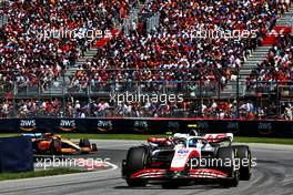 Mick Schumacher (GER) Haas VF-22. 19.06.2022. Formula 1 World Championship, Rd 9, Canadian Grand Prix, Montreal, Canada, Race Day.