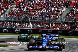 Fernando Alonso (ESP) Alpine F1 Team A522. 19.06.2022. Formula 1 World Championship, Rd 9, Canadian Grand Prix, Montreal, Canada, Race Day.