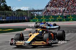 Lando Norris (GBR) McLaren MCL36. 19.06.2022. Formula 1 World Championship, Rd 9, Canadian Grand Prix, Montreal, Canada, Race Day.