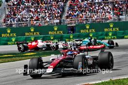 Valtteri Bottas (FIN) Alfa Romeo F1 Team C42. 19.06.2022. Formula 1 World Championship, Rd 9, Canadian Grand Prix, Montreal, Canada, Race Day.
