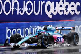 Fernando Alonso (ESP) Alpine F1 Team A522. 18.06.2022. Formula 1 World Championship, Rd 9, Canadian Grand Prix, Montreal, Canada, Qualifying Day.