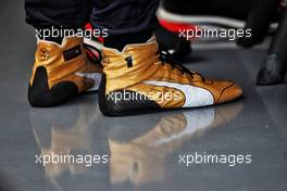 Max Verstappen (NLD) Red Bull Racing - racing boots. 18.06.2022. Formula 1 World Championship, Rd 9, Canadian Grand Prix, Montreal, Canada, Qualifying Day.