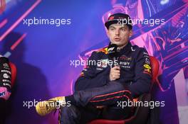 Max Verstappen (NLD) Red Bull Racing in the post qualifying FIA Press Conference. 18.06.2022. Formula 1 World Championship, Rd 9, Canadian Grand Prix, Montreal, Canada, Qualifying Day.