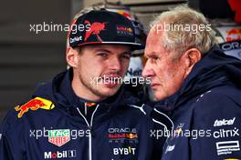 (L to R): Max Verstappen (NLD) Red Bull Racing with Dr Helmut Marko (AUT) Red Bull Motorsport Consultant. 18.06.2022. Formula 1 World Championship, Rd 9, Canadian Grand Prix, Montreal, Canada, Qualifying Day.