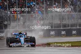 Esteban Ocon (FRA) Alpine F1 Team A522. 18.06.2022. Formula 1 World Championship, Rd 9, Canadian Grand Prix, Montreal, Canada, Qualifying Day.