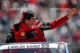 Carlos Sainz Jr (ESP) Ferrari on the drivers parade. 19.06.2022. Formula 1 World Championship, Rd 9, Canadian Grand Prix, Montreal, Canada, Race Day.