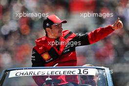 Charles Leclerc (MON) Ferrari on the drivers parade. 19.06.2022. Formula 1 World Championship, Rd 9, Canadian Grand Prix, Montreal, Canada, Race Day.