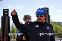 Fernando Alonso (ESP) Alpine F1 Team. 19.06.2022. Formula 1 World Championship, Rd 9, Canadian Grand Prix, Montreal, Canada, Race Day.