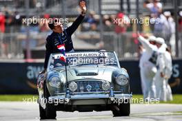 Alexander Albon (THA) Williams Racing on the drivers parade. 19.06.2022. Formula 1 World Championship, Rd 9, Canadian Grand Prix, Montreal, Canada, Race Day.