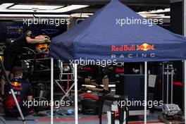 Red Bull Racing RB18 is prepared. 16.06.2022. Formula 1 World Championship, Rd 9, Canadian Grand Prix, Montreal, Canada, Preparation Day.