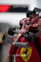 Circuit atmosphere - a Ferrari fan. 16.06.2022. Formula 1 World Championship, Rd 9, Canadian Grand Prix, Montreal, Canada, Preparation Day.
