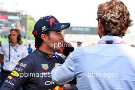 Second placed Sergio Perez (MEX) Red Bull Racing in parc ferme. 22.05.2022. Formula 1 World Championship, Rd 6, Spanish Grand Prix, Barcelona, Spain, Race Day.