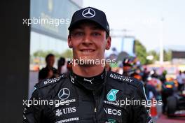 Third placed George Russell (GBR) Mercedes AMG F1 in parc ferme. 22.05.2022. Formula 1 World Championship, Rd 6, Spanish Grand Prix, Barcelona, Spain, Race Day.