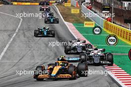 Lando Norris (GBR) McLaren MCL36. 22.05.2022. Formula 1 World Championship, Rd 6, Spanish Grand Prix, Barcelona, Spain, Race Day.
