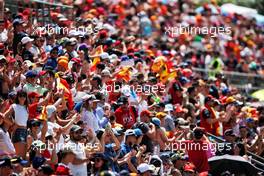 Circuit atmosphere - fans in the grandstand. 22.05.2022. Formula 1 World Championship, Rd 6, Spanish Grand Prix, Barcelona, Spain, Race Day.