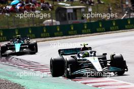 Lewis Hamilton (GBR) Mercedes AMG F1 W13. 22.05.2022. Formula 1 World Championship, Rd 6, Spanish Grand Prix, Barcelona, Spain, Race Day.