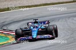 Fernando Alonso (ESP) Alpine F1 Team A522. 21.05.2022. Formula 1 World Championship, Rd 6, Spanish Grand Prix, Barcelona, Spain, Qualifying Day.