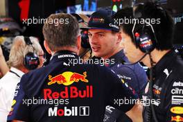 Max Verstappen (NLD) Red Bull Racing with Christian Horner (GBR) Red Bull Racing Team Principal. 21.05.2022. Formula 1 World Championship, Rd 6, Spanish Grand Prix, Barcelona, Spain, Qualifying Day.