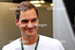 Roger Federer (SUI) Tennis Player. 21.05.2022. Formula 1 World Championship, Rd 6, Spanish Grand Prix, Barcelona, Spain, Qualifying Day.