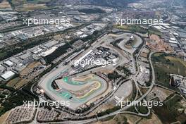 An aerial view of the circuit. 21.05.2022. Formula 1 World Championship, Rd 6, Spanish Grand Prix, Barcelona, Spain, Qualifying Day.