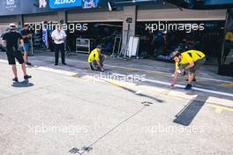 Circuit atmosphere - pit lane preparations. 19.05.2022. Formula 1 World Championship, Rd 6, Spanish Grand Prix, Barcelona, Spain, Preparation Day.
