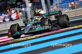 Lewis Hamilton (GBR) Mercedes AMG F1 W13. 22.07.2022. Formula 1 World Championship, Rd 12, French Grand Prix, Paul Ricard, France, Practice Day.
