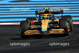 Lando Norris (GBR) McLaren MCL36. 22.07.2022. Formula 1 World Championship, Rd 12, French Grand Prix, Paul Ricard, France, Practice Day.