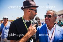 Jean Alesi (FRA) (Right) on the grid. 24.07.2022. Formula 1 World Championship, Rd 12, French Grand Prix, Paul Ricard, France, Race Day.