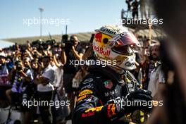 Race winner Max Verstappen (NLD) Red Bull Racing celebrates in parc ferme. 24.07.2022. Formula 1 World Championship, Rd 12, French Grand Prix, Paul Ricard, France, Race Day.