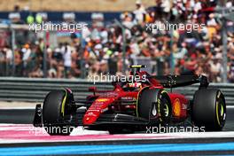 Carlos Sainz Jr (ESP) Ferrari F1-75. 24.07.2022. Formula 1 World Championship, Rd 12, French Grand Prix, Paul Ricard, France, Race Day.