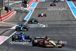 Daniel Ricciardo (AUS) McLaren MCL36. 24.07.2022. Formula 1 World Championship, Rd 12, French Grand Prix, Paul Ricard, France, Race Day.