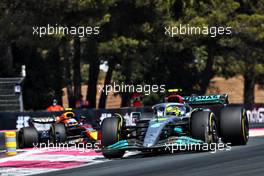 Lewis Hamilton (GBR) Mercedes AMG F1 W13. 24.07.2022. Formula 1 World Championship, Rd 12, French Grand Prix, Paul Ricard, France, Race Day.