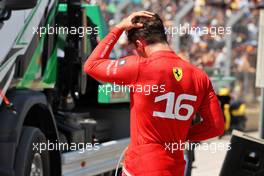 Charles Leclerc (MON) Ferrari retired from the race. 24.07.2022. Formula 1 World Championship, Rd 12, French Grand Prix, Paul Ricard, France, Race Day.