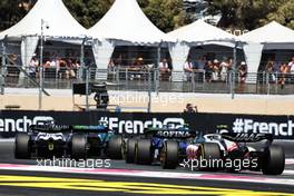 Mick Schumacher (GER) Haas VF-22 at the start of the race. 24.07.2022. Formula 1 World Championship, Rd 12, French Grand Prix, Paul Ricard, France, Race Day.