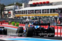 Fernando Alonso (ESP) Alpine F1 Team A522. 24.07.2022. Formula 1 World Championship, Rd 12, French Grand Prix, Paul Ricard, France, Race Day.
