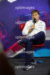 Jost Capito (GER) Williams Racing Chief Executive Officer in the FIA Press Conference. 23.07.2022. Formula 1 World Championship, Rd 12, French Grand Prix, Paul Ricard, France, Qualifying Day.