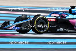Fernando Alonso (ESP) Alpine F1 Team A522. 23.07.2022. Formula 1 World Championship, Rd 12, French Grand Prix, Paul Ricard, France, Qualifying Day.