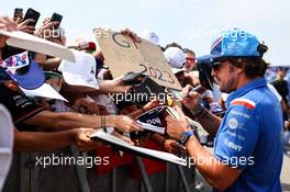 Fernando Alonso (ESP), Alpine F1 Team  23.07.2022. Formula 1 World Championship, Rd 12, French Grand Prix, Paul Ricard, France, Qualifying Day.